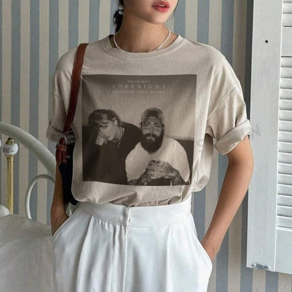Taylor Swift And Post Malone Fortnight Shirt Fan Merch Gifts For Swifties
