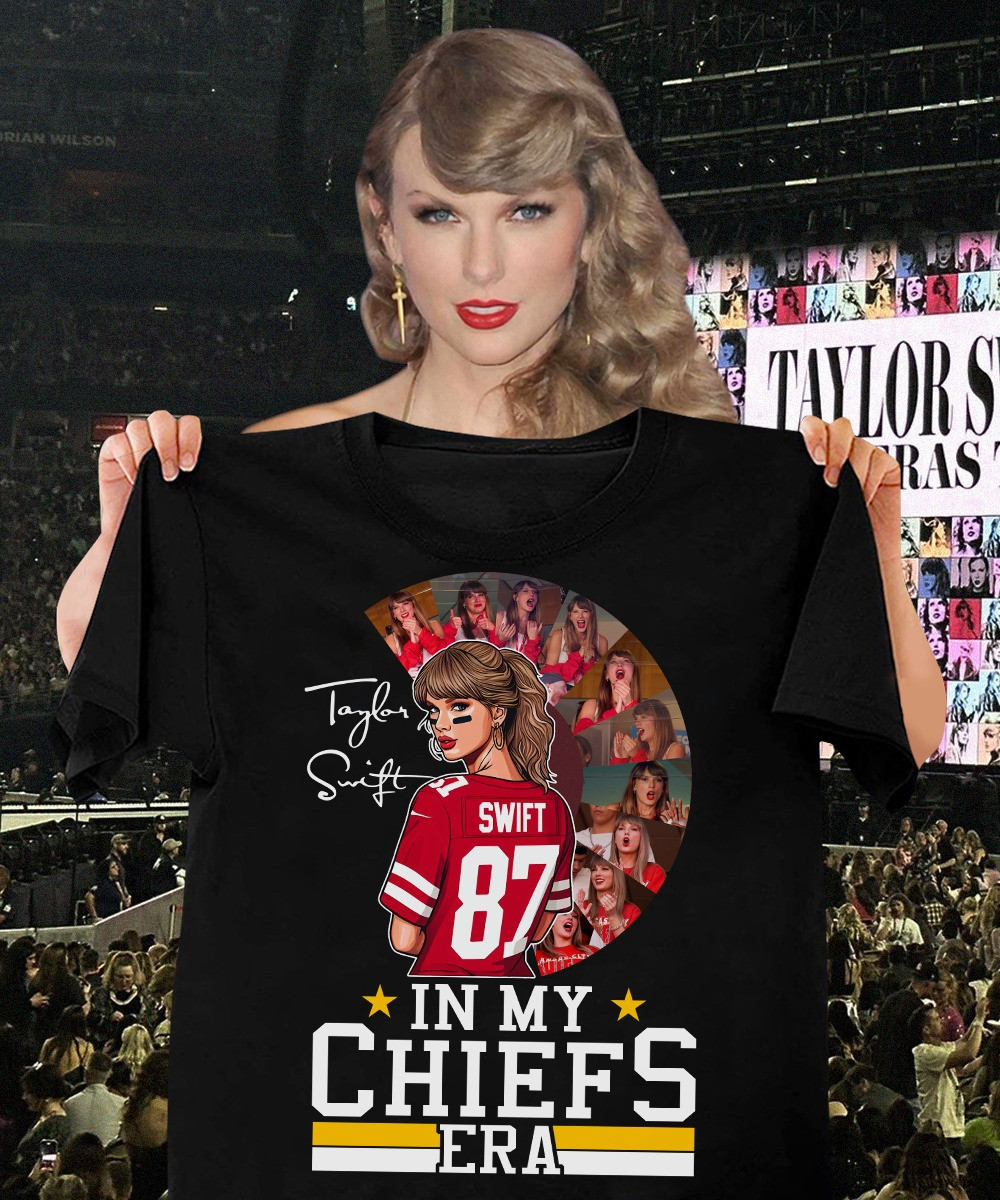 Taylor Swift In My Chiefs Era LIX Super Bowl 2025 T-Shirt Gifts For Swifties