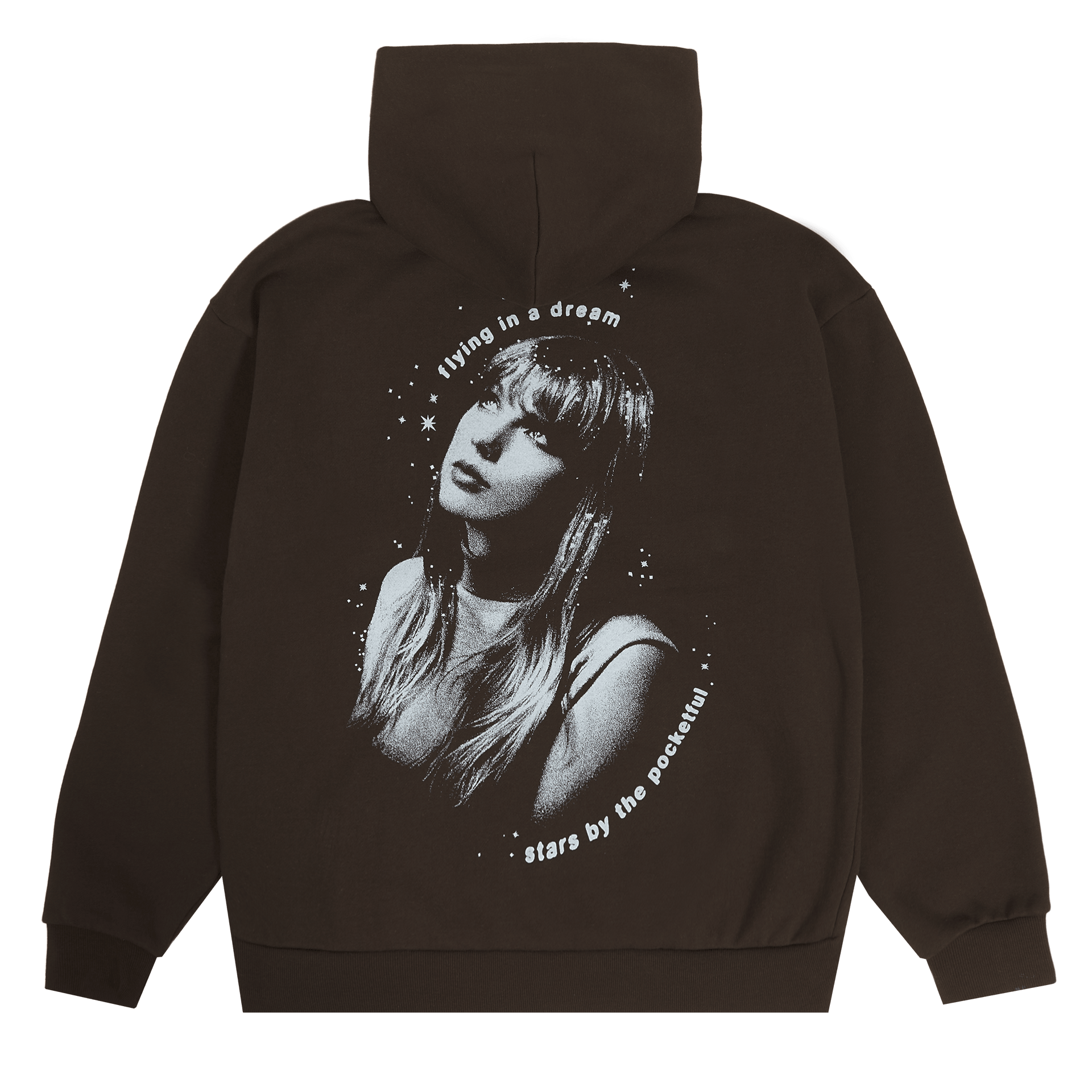 Taylor Swift Merch Midnights Living In A Dream Brown Hoodie Swiftie Merchandise Gifts