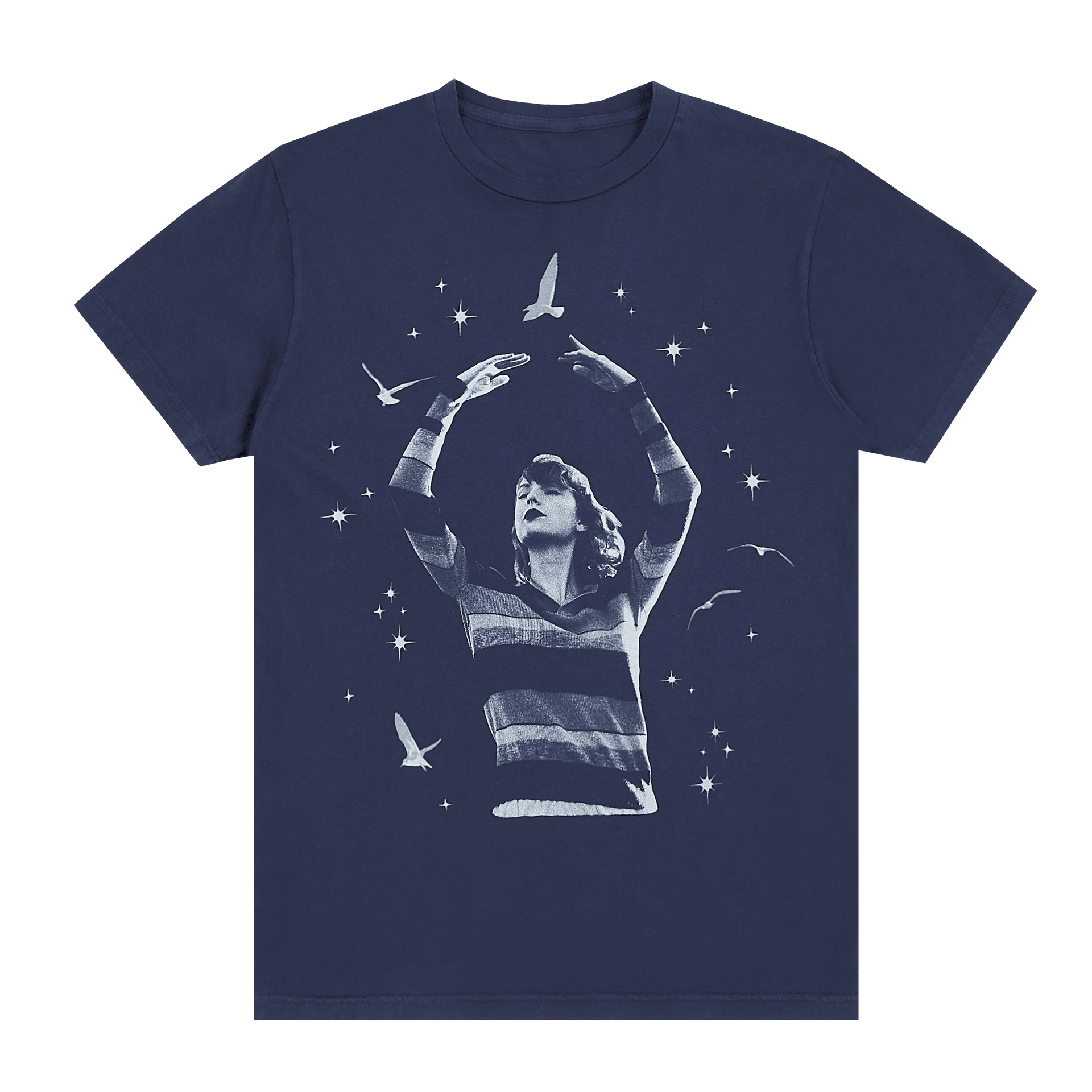 Taylor Swift Merch T-Shirt 1989 Taylor's Version Seagull Design Tee Gifts For Fans