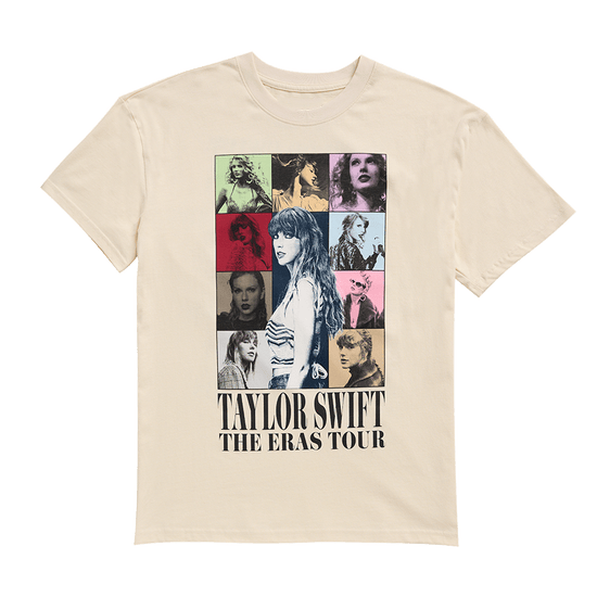 Taylor Swift Merch T-Shirt Taylor Swift The Eras International Tour Beige T-Shirt