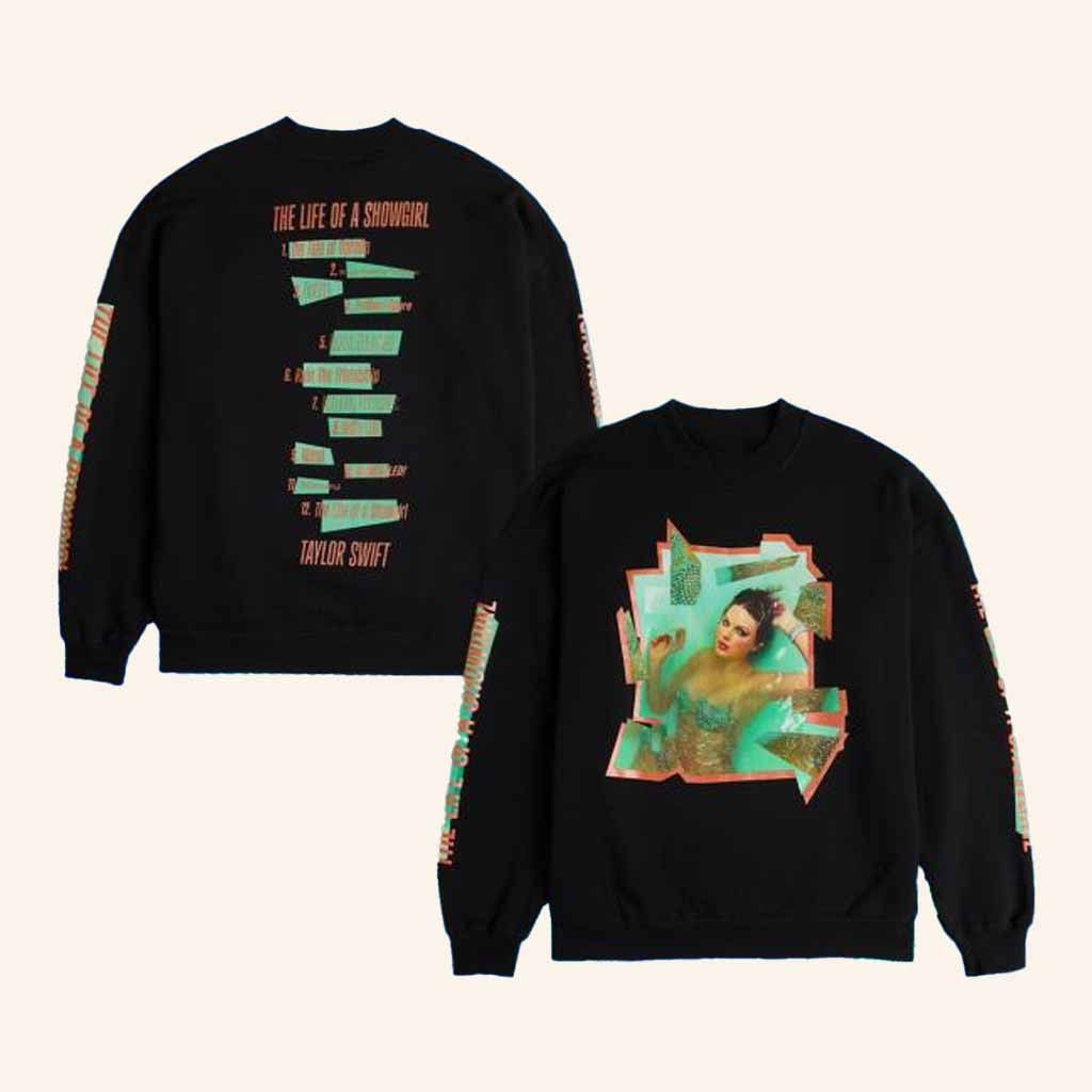 Taylor Swift Merch The Life Of A Showgirl Hoodie Best Gift For Swifties Taylor Swift Merch The Life Of A Showgirl Hoodie Best Gift For Swifties