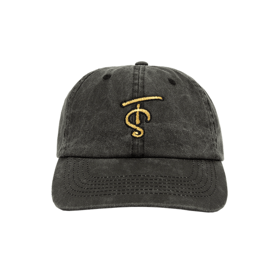 Taylor Swift Merch TS Washed Black Dad Hat Best Gifts For Taylor Swift Fans