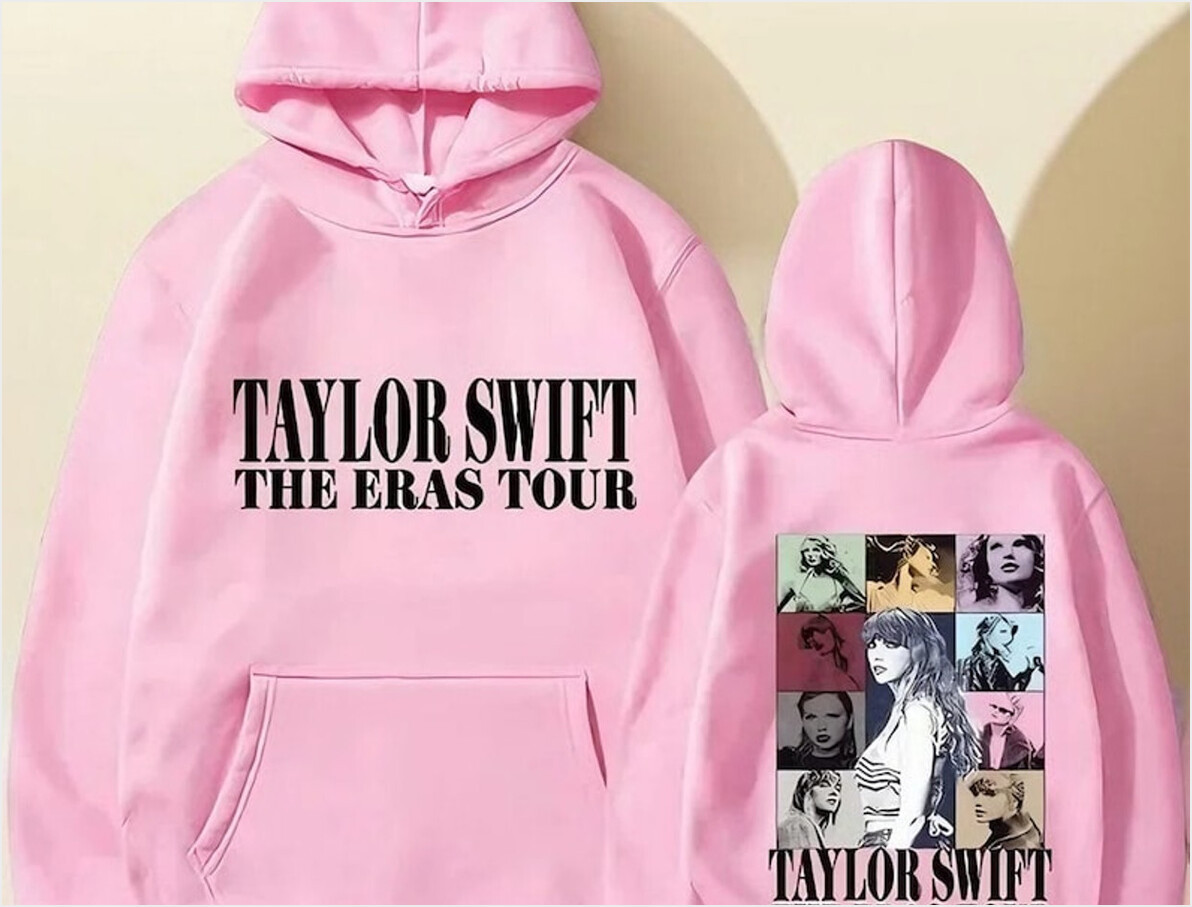 Taylor Swift The Eras Tour Hoodie Midnight Album Print Hooded Hoodie Gifts For Her Merch Apparel