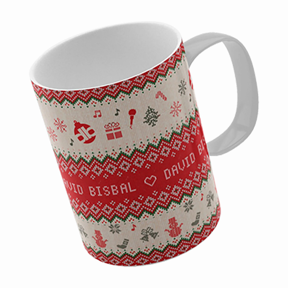 Taza Todo Es Posible En David Bisbal Christmas Mug Unique Coffee Cup Best Gift For Fans