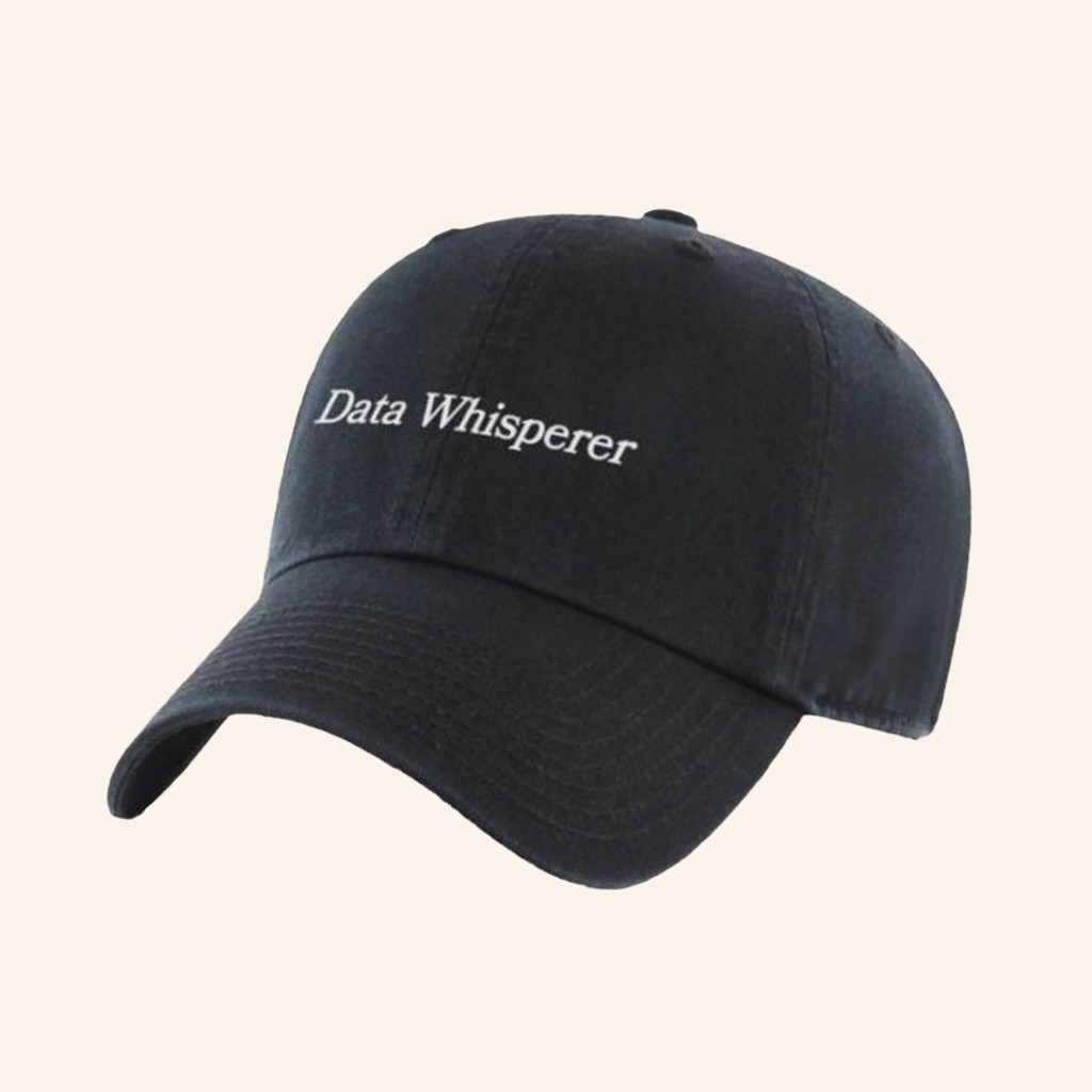 TB4A Merch Embroidered Data Whisperer Hat Present For Husband TB4A Merch Embroidered Data Whisperer Hat Present For Husband