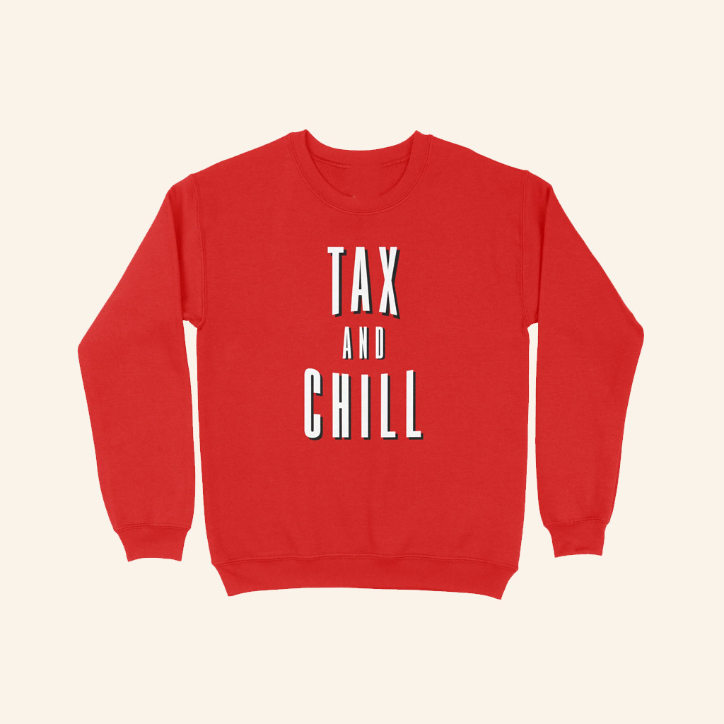 TB4A Merch Tax And Chill Sweatshirt Gifts For Best Friends TB4A Merch Tax And Chill Sweatshirt Gifts For Best Friends