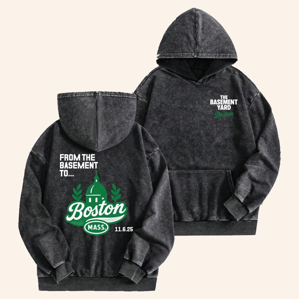 TBY Tour Merch From The Basement To Boston Hoodie Birthday Gift For Husband