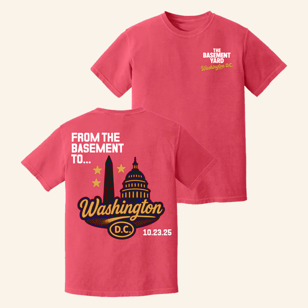 TBY Tour Merch From The Basement To Washington T-Shirt Unique Gifts For Him