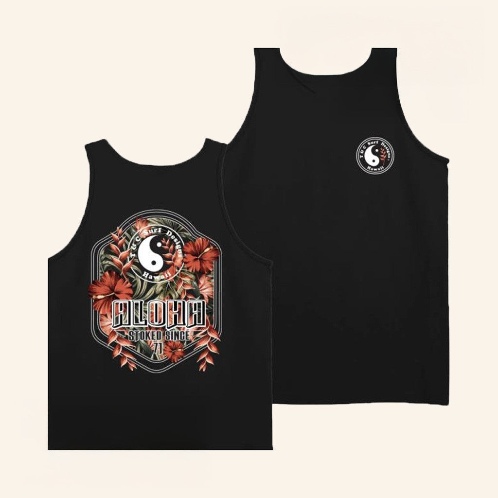 TC Surf Merch Aloha Stoked Since 71 Tank Gifts For Friends
