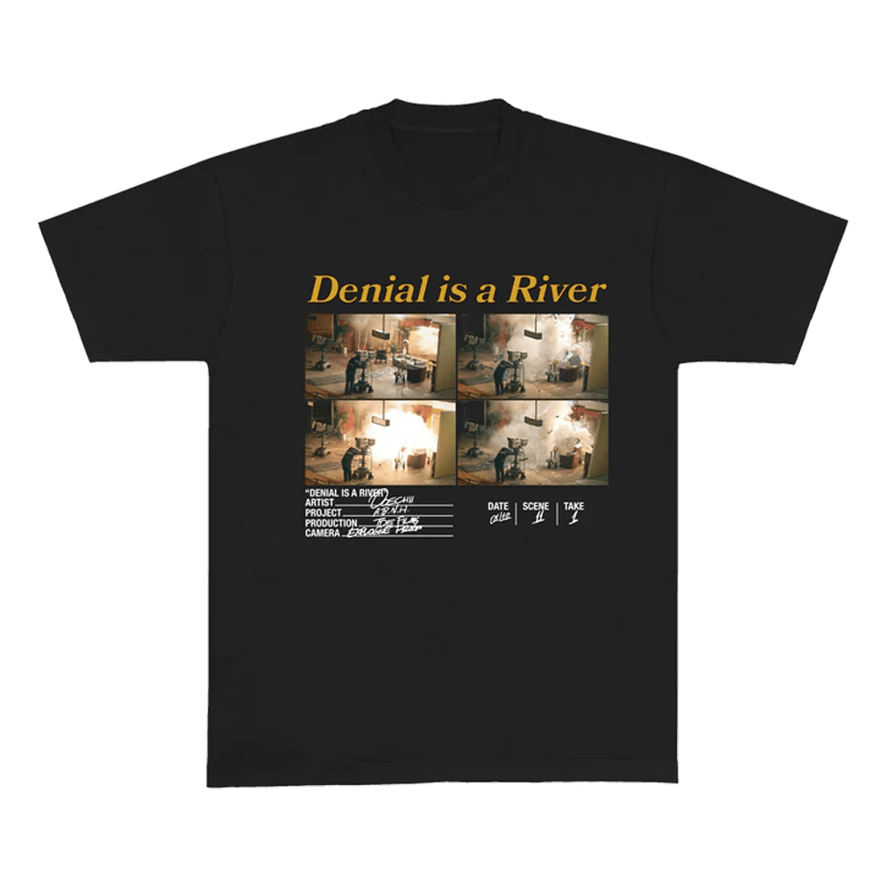 TDE Merch Denial Is A River T-Shirt Top Dawg Entertainment Merch Gifts For Father's Day TDE Merch Denial Is A River T-Shirt Top Dawg Entertainment Merch Gifts For Father's Day