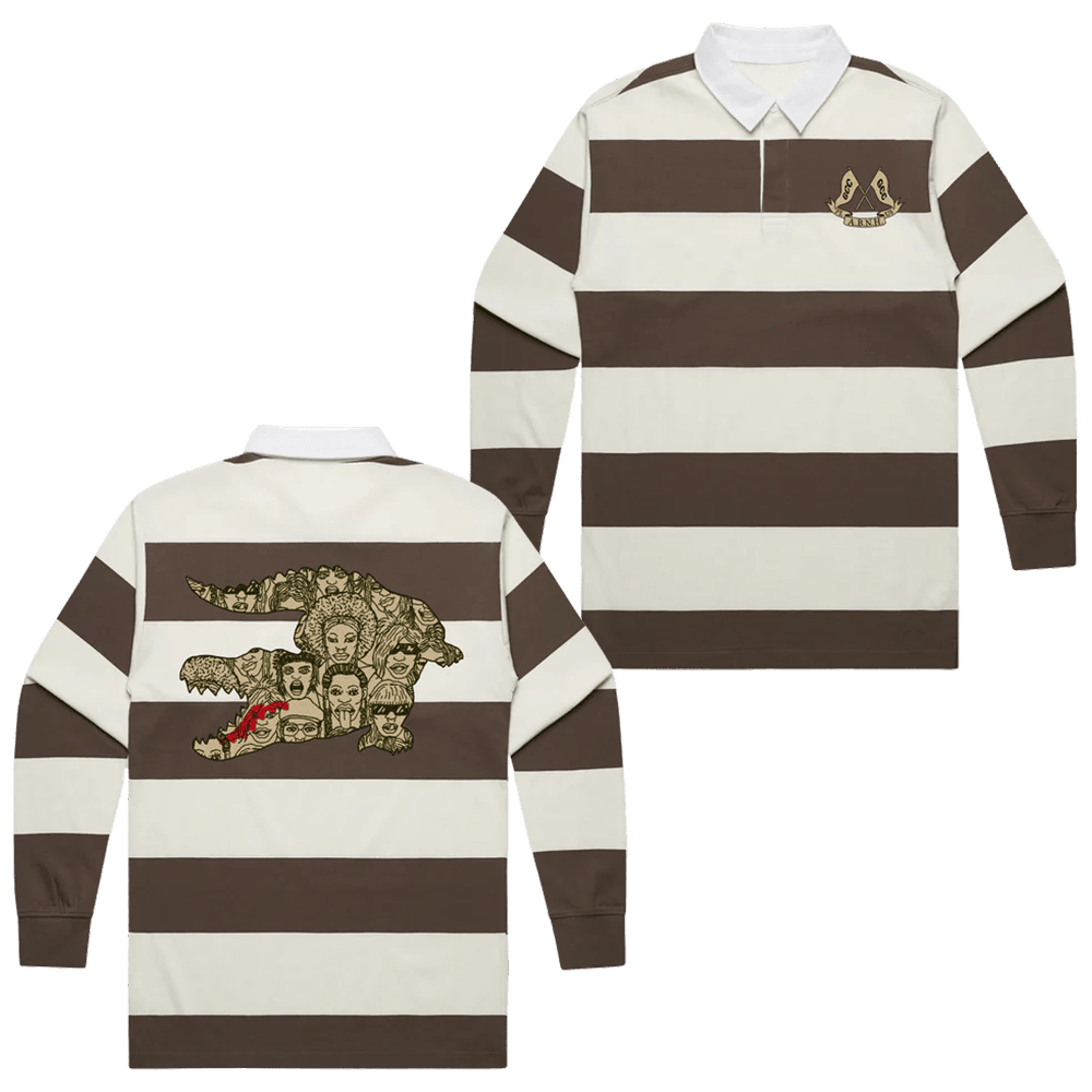 TDE Merch Doechii ABNH Rugby Polo Shirt Top Dawg Entertainment Merch Father's Day Gifts TDE Merch Doechii ABNH Rugby Polo Shirt Top Dawg Entertainment Merch Father's Day Gifts