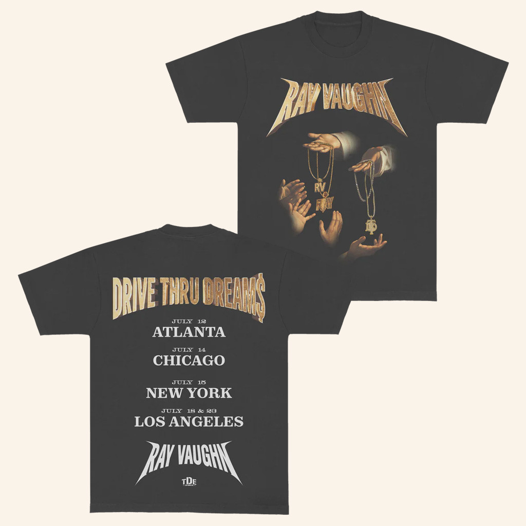 TDE Merch Ray Vaughn Drive Thru Dreams T-Shirt Christmas Ideas For Friends