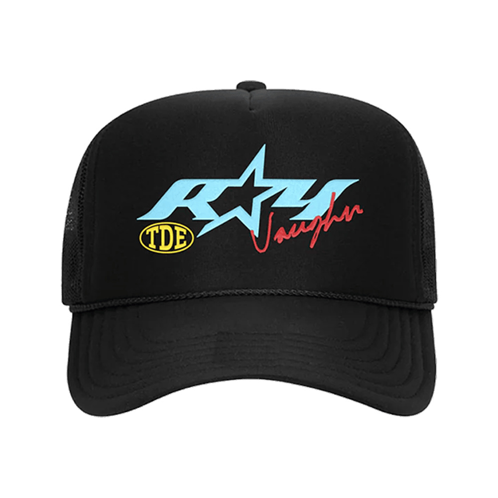 TDE Merch Ray Vaughn Flockers Trucker Hat Top Dawg Entertainment Merch Father's Day Gifts
