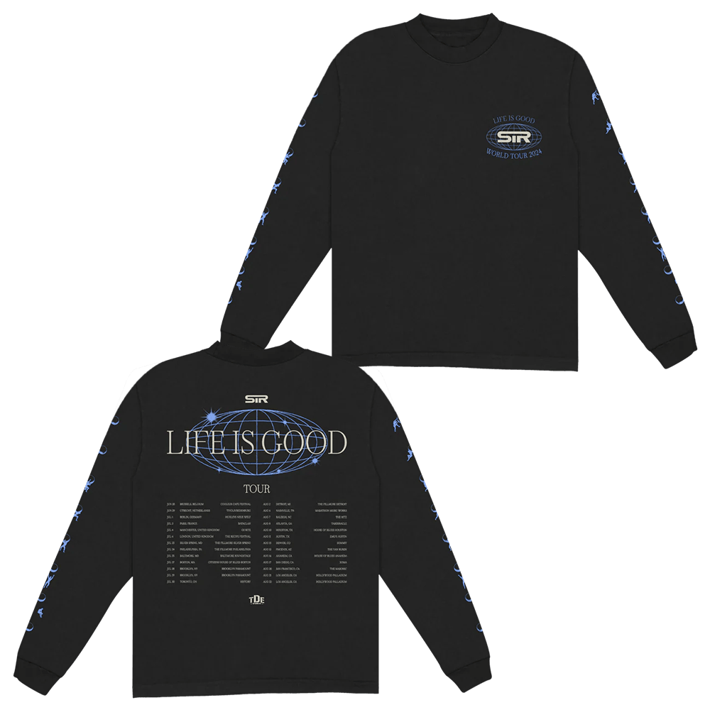 TDE Merch Sir Tour Long Sleeve T-Shirt Top Dawg Entertainment Merch Best Gifts For Dad TDE Merch Sir Tour Long Sleeve T-Shirt Top Dawg Entertainment Merch Best Gifts For Dad