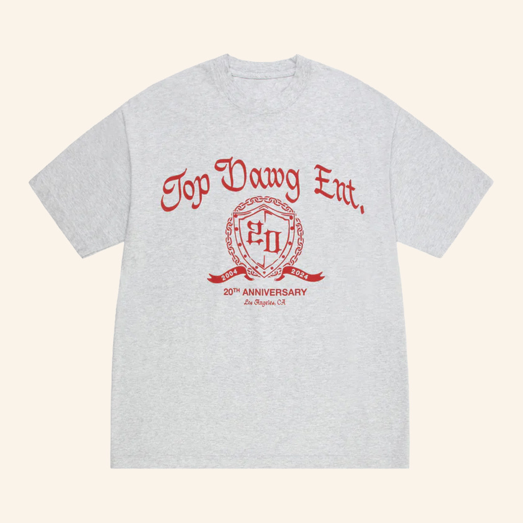 TDE Merch University Crest Shirt Top Dawg Ent T-Shirt Birthday Gift For Brother