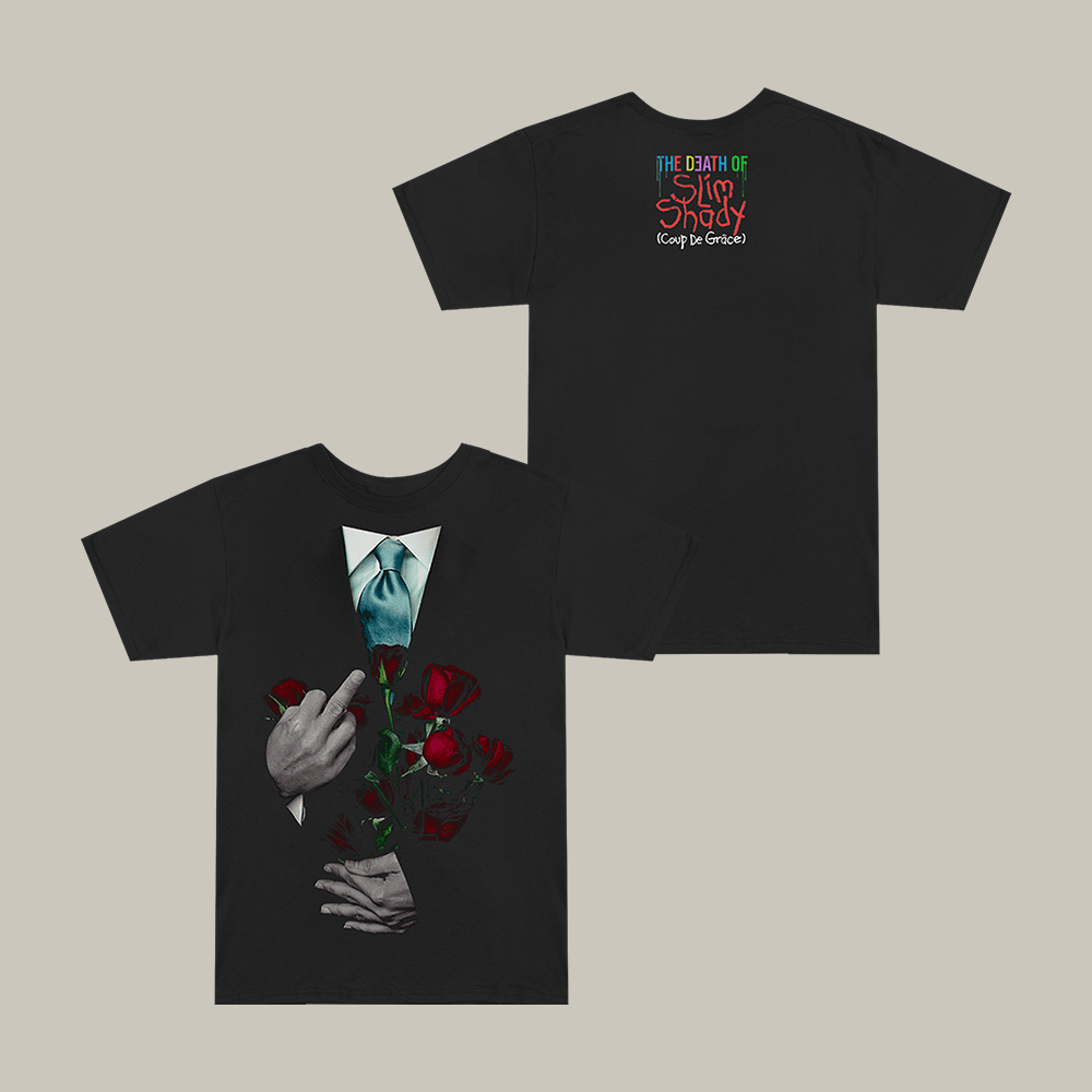 TDOSS Middle Finger Roses T-Shirt Eminem Music Clothes Cool Present For Music Fan