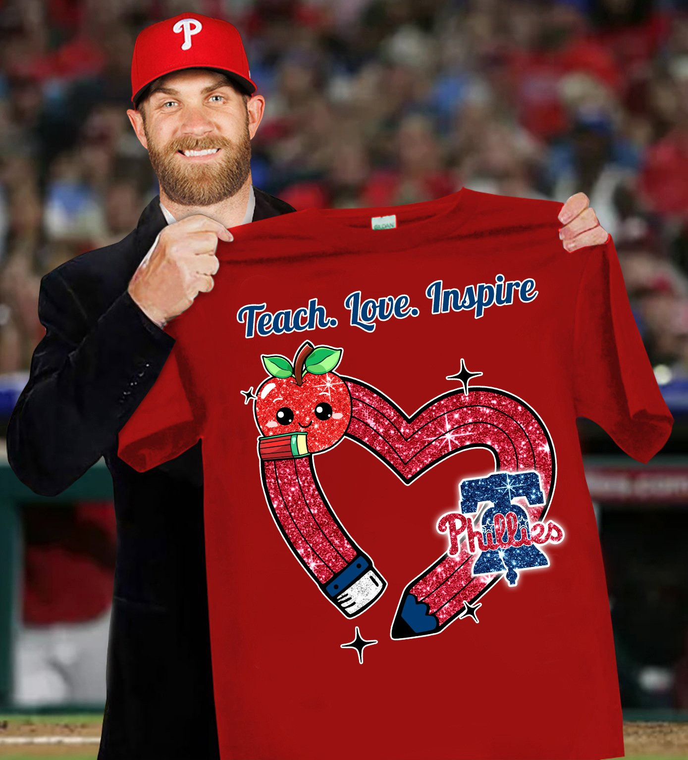 Teach Lover Inspired Philadelphia Phillies Teachers Shirt Honor Teacher Phillies Fan Gifts