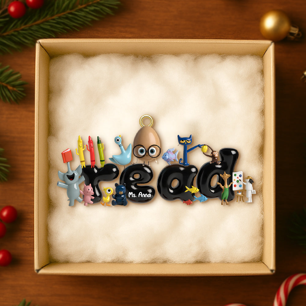 Teacher Christmas Ornament Personalized Gifts For Christmas - Cute Christmas Tree Gift Idea