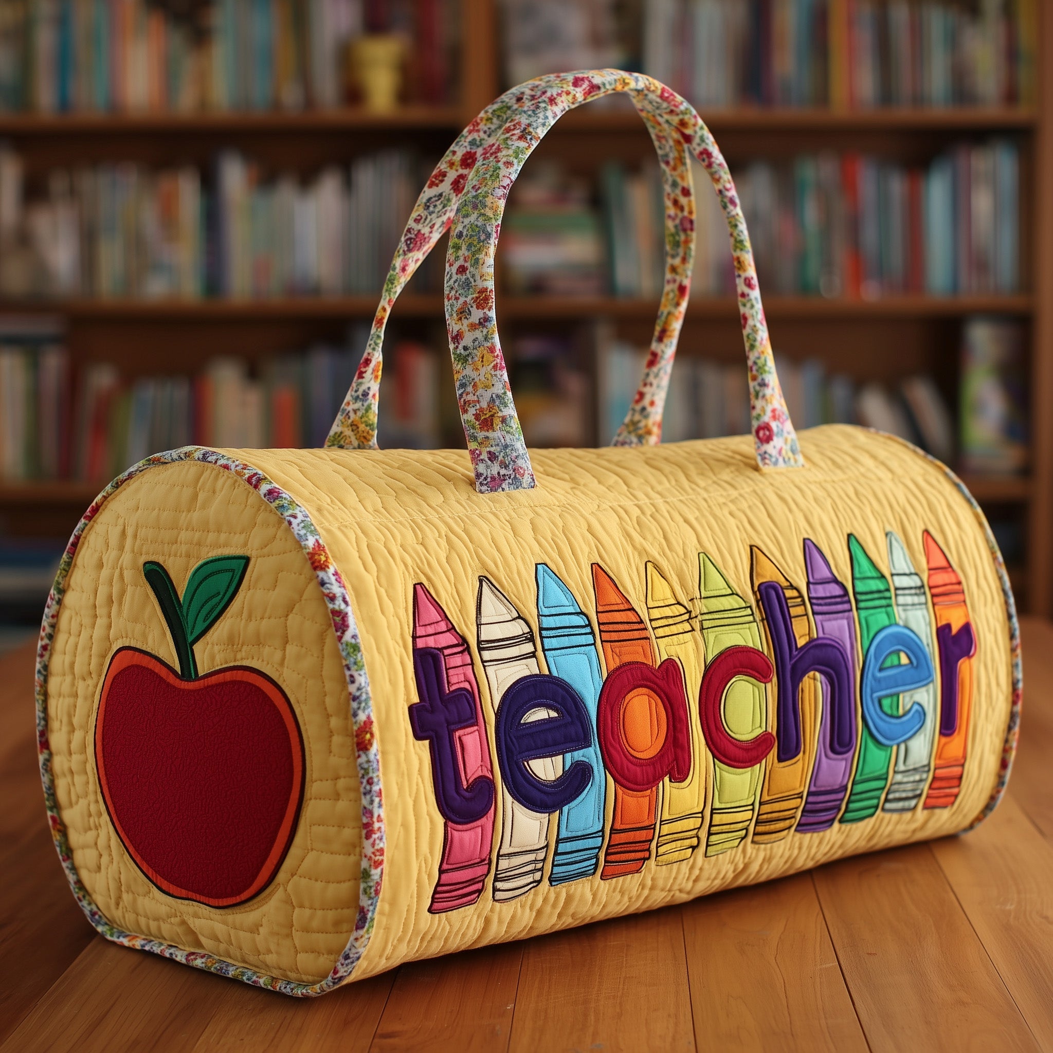 Teacher Quilted Duffle Bag Gift For Him