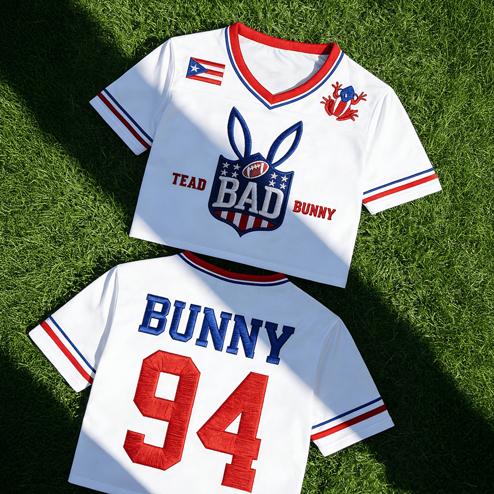 Team Bad Bunny 94 Frog Jersey Bad Bunny Concert Clothes Unique Football Gifts