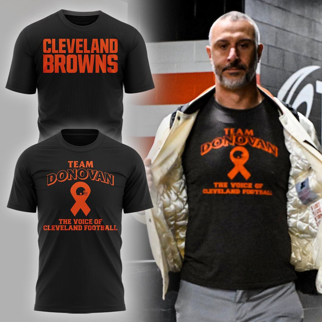 Team Donovan Cleveland Browns Limited New T-Shirt Best Gifts For Basketball Lovers