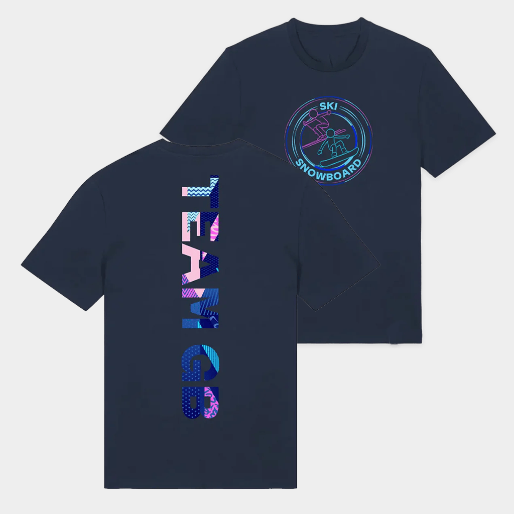 Team GB Merch Team GB Ski T-Shirt Milano Cortina 2026 Winter Olympics Shirt Gifts For Fans