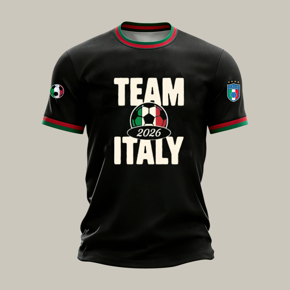 Team Italy FIFA Club World Cup Bracket T-Shirt Game Day Shirt 2026 World Cup Gear