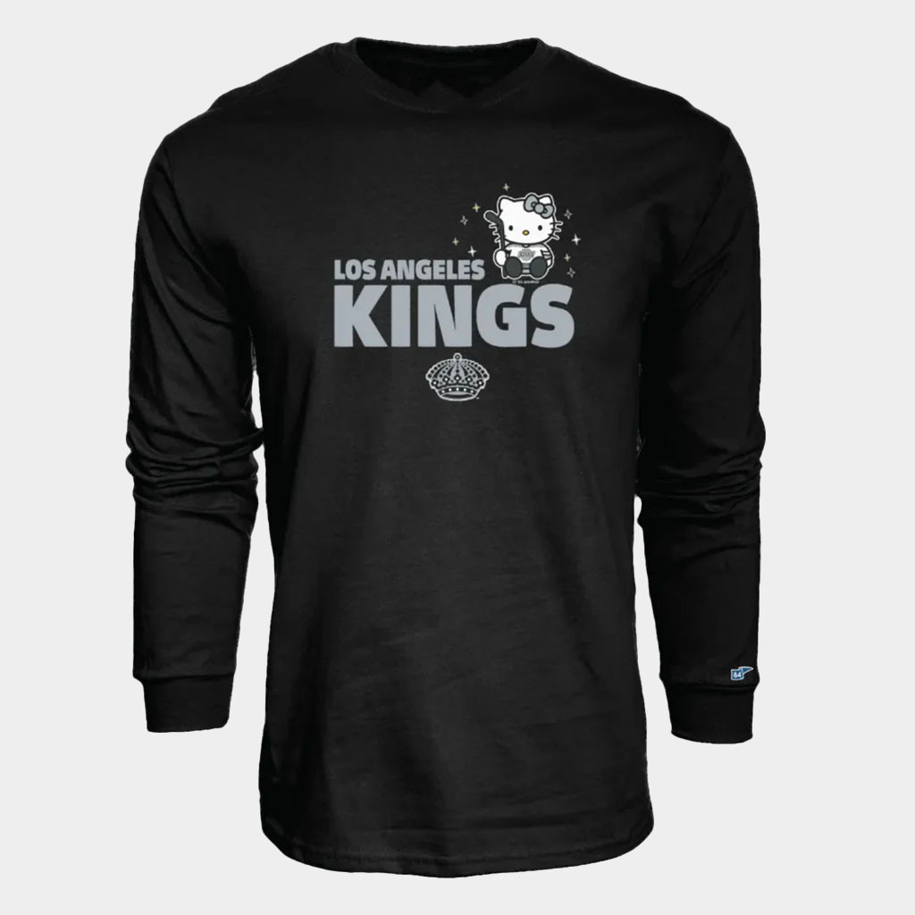 Team LA Merch LA Ice Hockey X Hello Kitty Long Sleeve Shirt Gifts For Hockey Fans