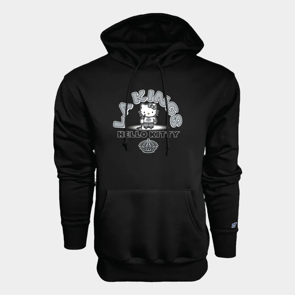 TEAM LA Merch LA Kings X Hello Kitty Hoodie Good Gifts For Hockey Fans TEAM LA Merch LA Kings X Hello Kitty Hoodie Good Gifts For Hockey Fans