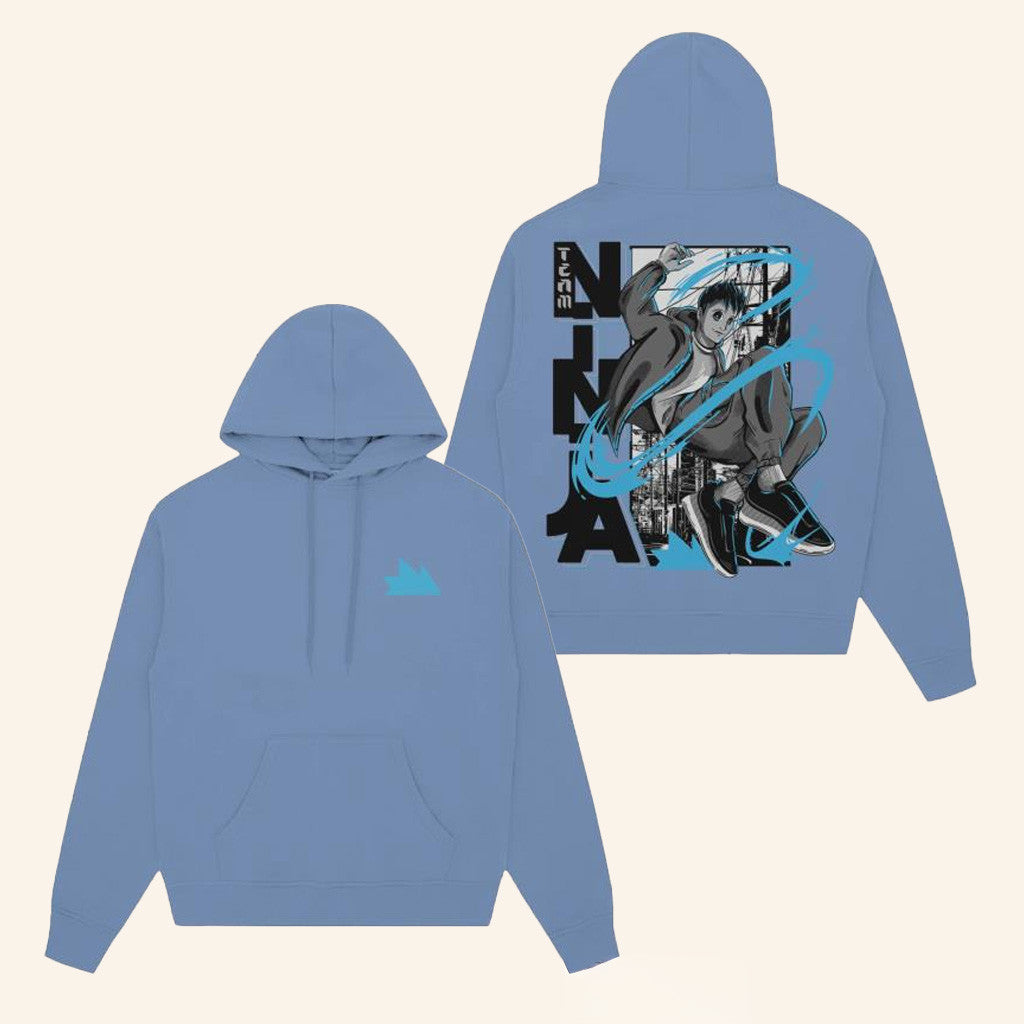 Team Ninja Merch Anime 25 Blue Hoodie Birthday Gift Ideas For Friends Team Ninja Merch Anime 25 Blue Hoodie Birthday Gift Ideas For Friends