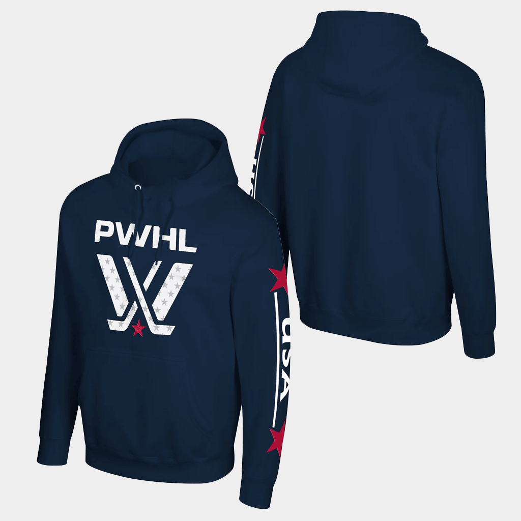 Team PWHL 2026 Merch Adult Team PWHL 2026 USA Stadium Hoodie Gifts For Hockey Fan-1