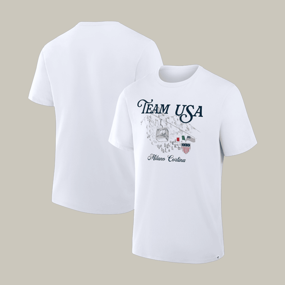 Team USA 2026 Melano Cortina T-Shirt United States At The Winter Olympics Clothes Gift Idea