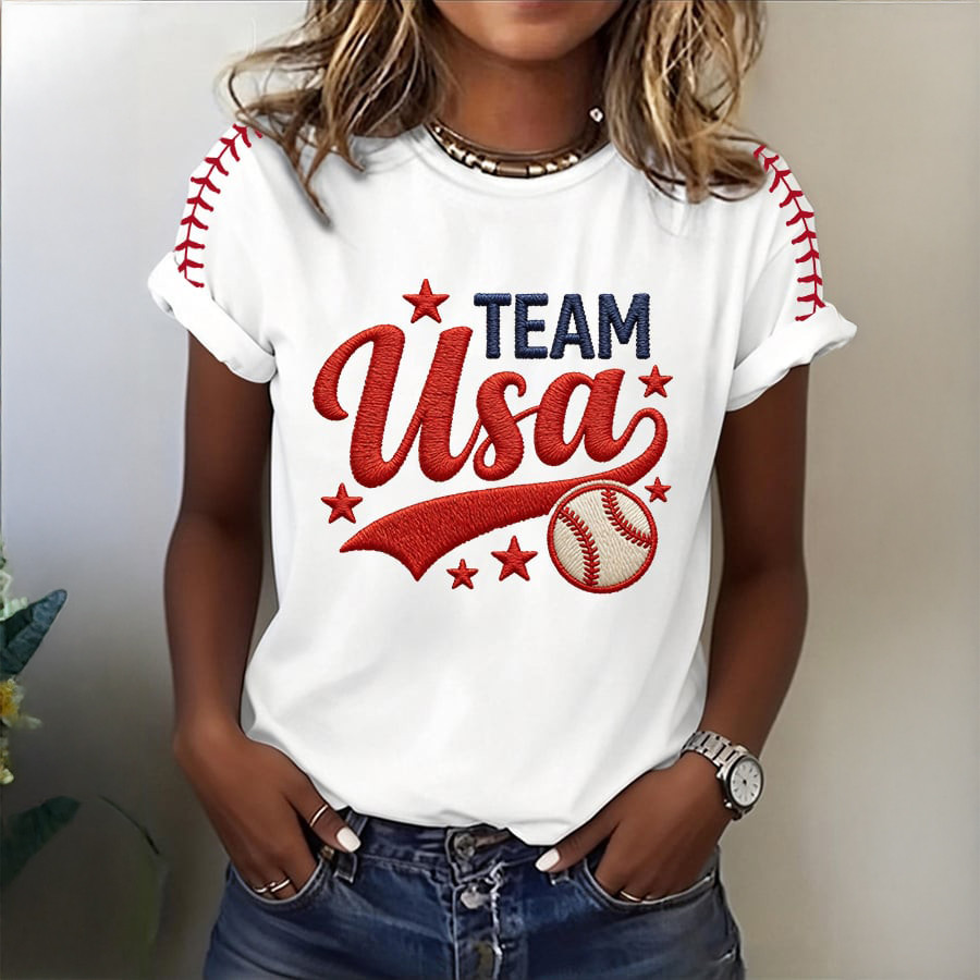 Team USA Baseball T-Shirt World Baseball Classic 2026 Clothes Present For Fans