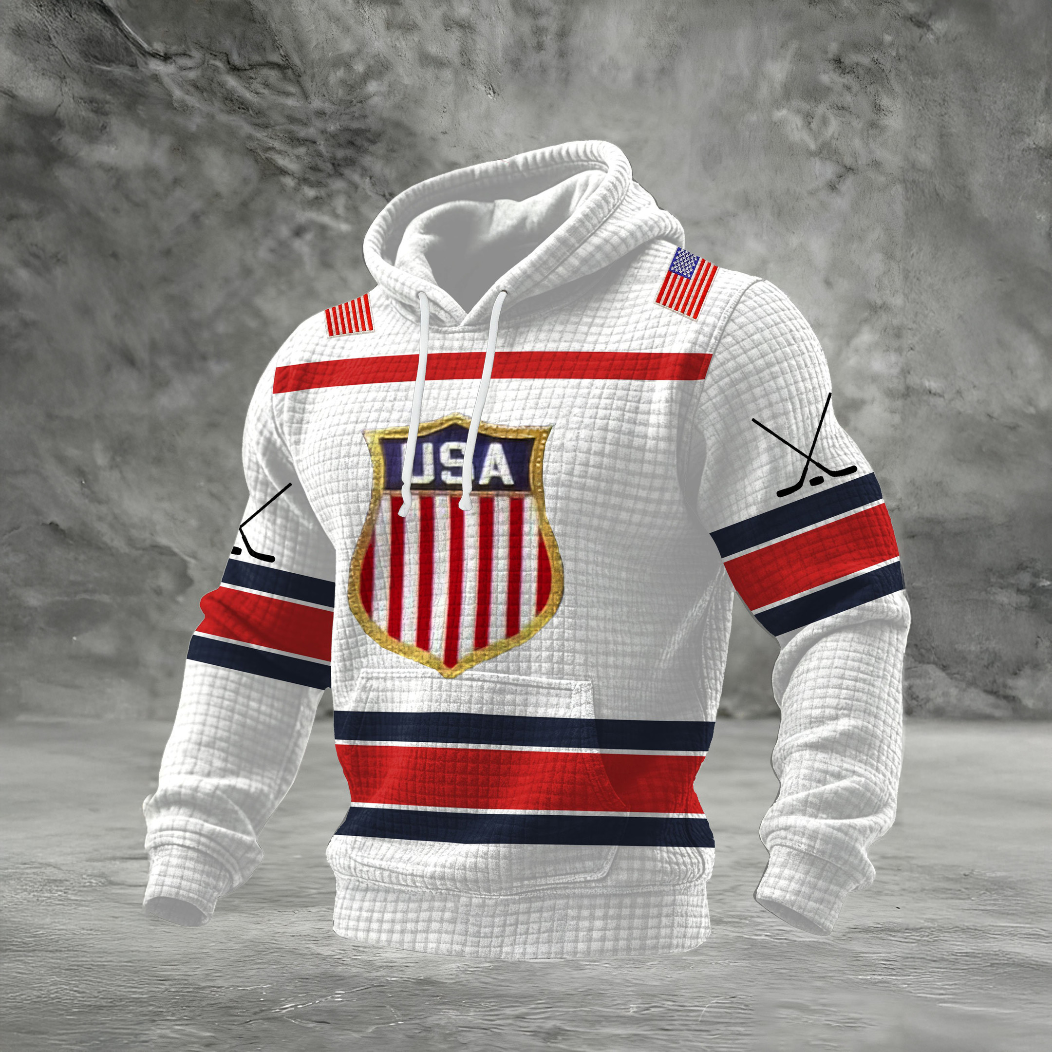 Team USA Hockey 2026 Winter Olympic Hoodie Milano Cortina Hockey Apparel Gift For Brothers