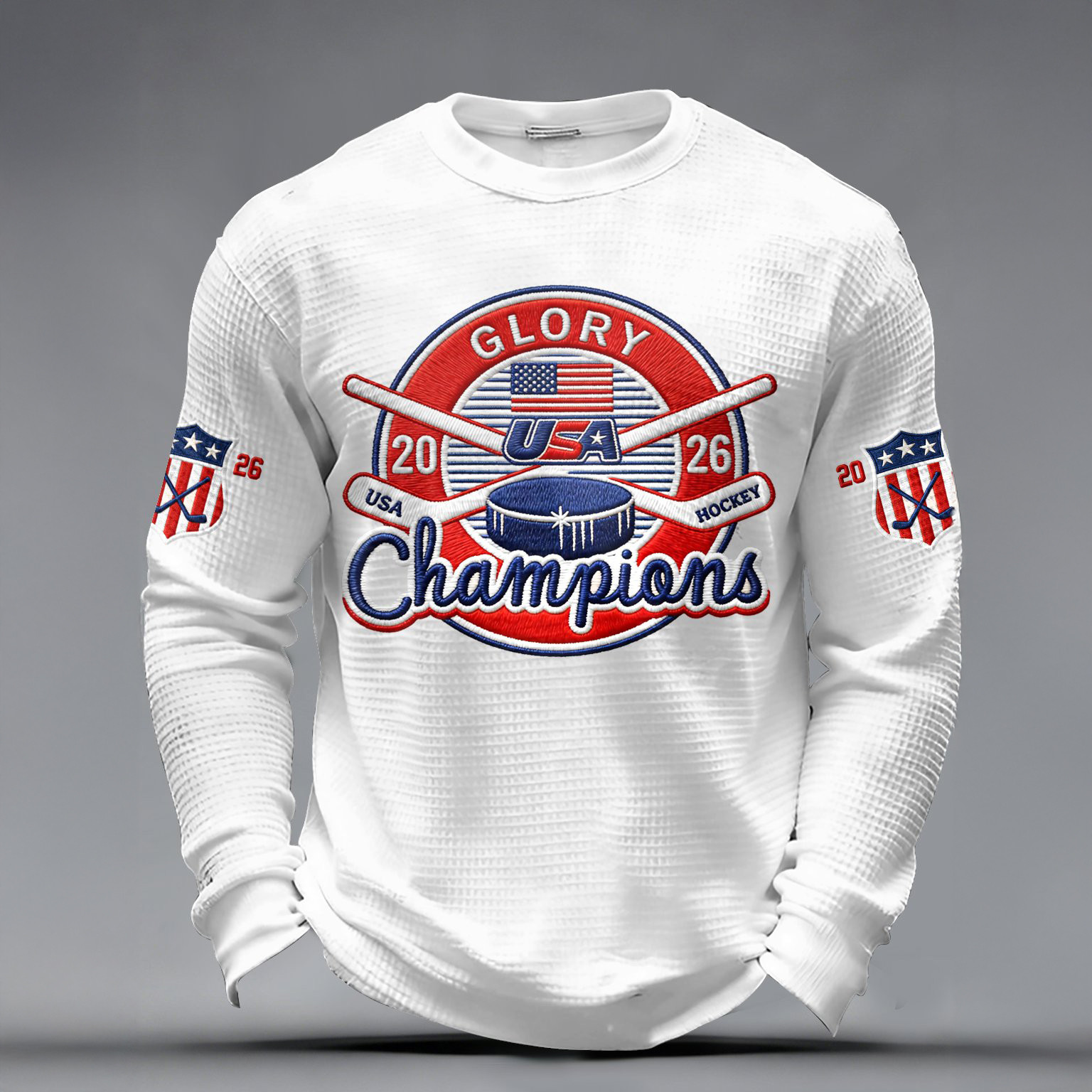 Team USA Hockey Champions 2026 Long Sleeve Shirt 2026 Winter Olympic Merch Hockey Fan Gift