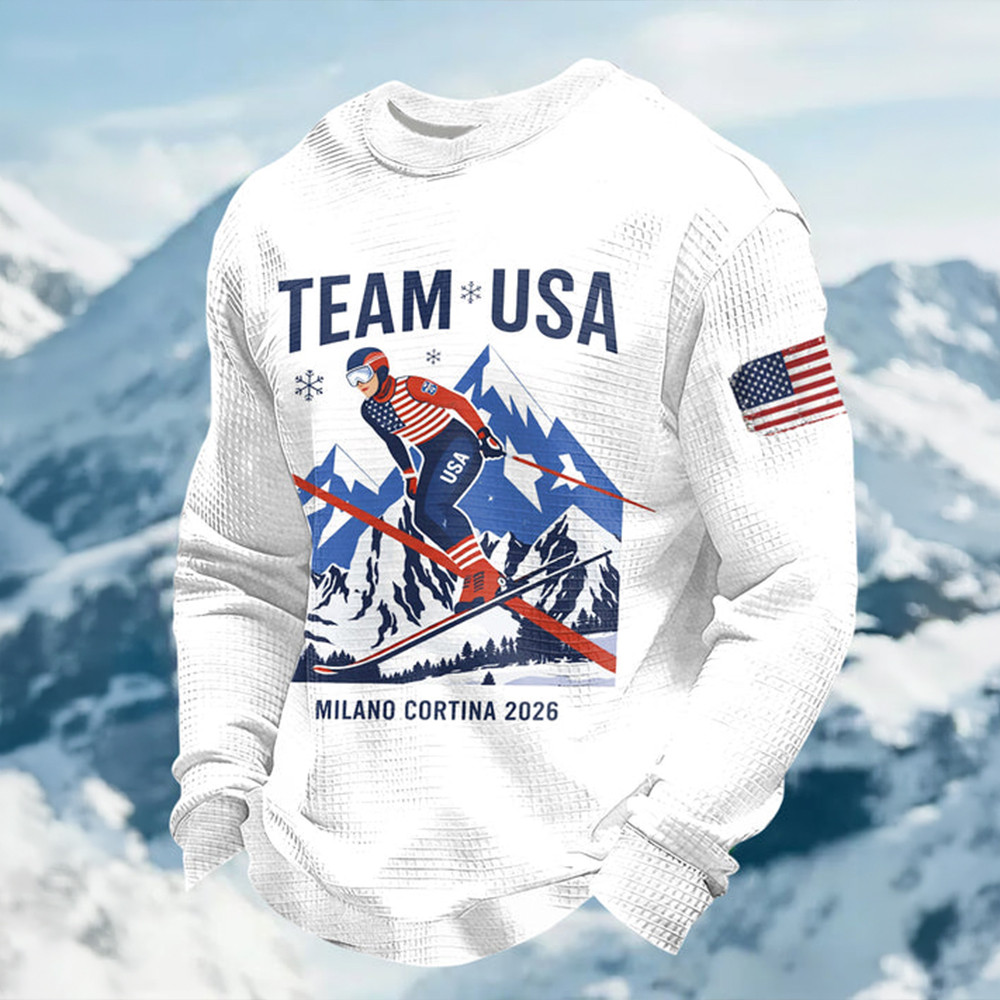 Team USA Milano Cortina 2026 Long Sleeve Shirt Winter Olympics Merch 2026 Gift Idea