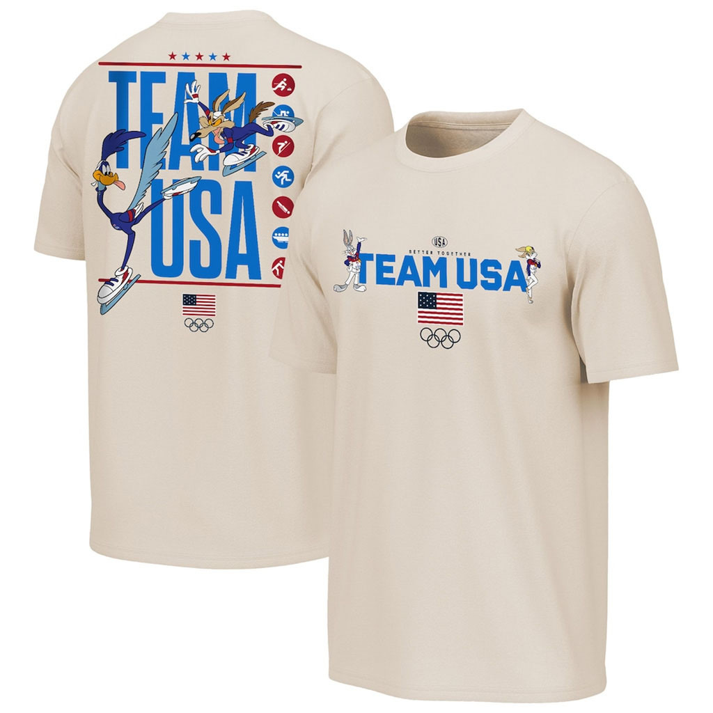Team USA Milano Cortina 2026 Winter Olympic Games Shirt Team USA x Looney Tunes Chased T-Shirt Team USA Milano Cortina 2026 Winter Olympic Games Shirt Team USA x Looney Tunes Chased T-Shirt
