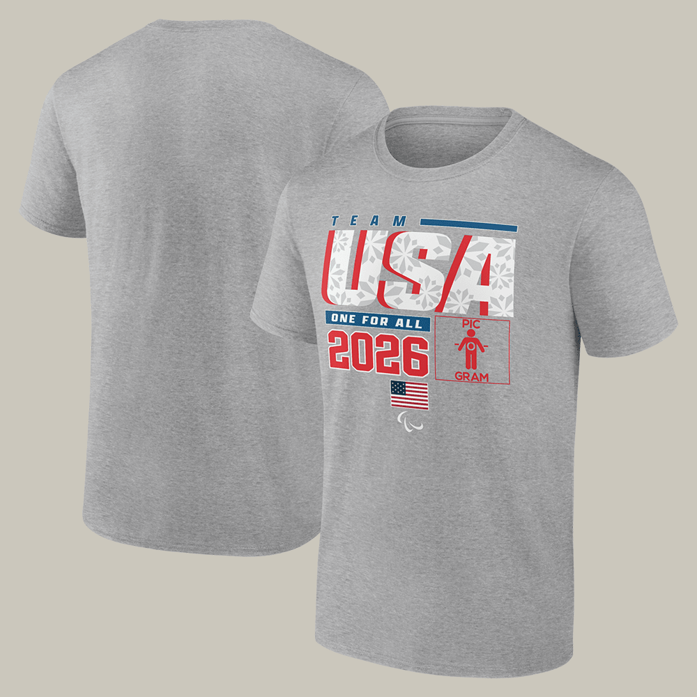 Team USA One For All 2026 Pic O Gram Paralympics T-Shirt Milano Cortina 2026 Clothes Fan Gift Idea