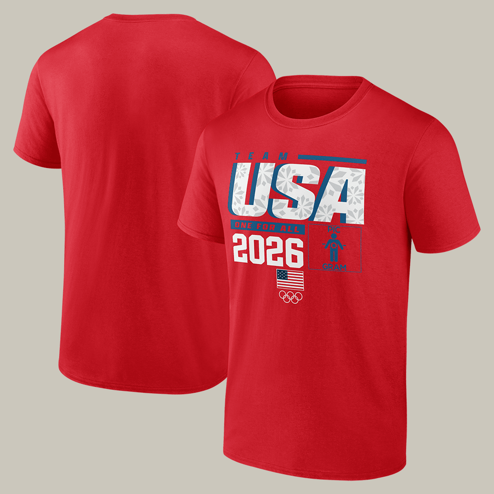 Team USA One For All 2026 Pic O Gram T-Shirt Milano Cortina 2026 Clothes Cool Gift Idea