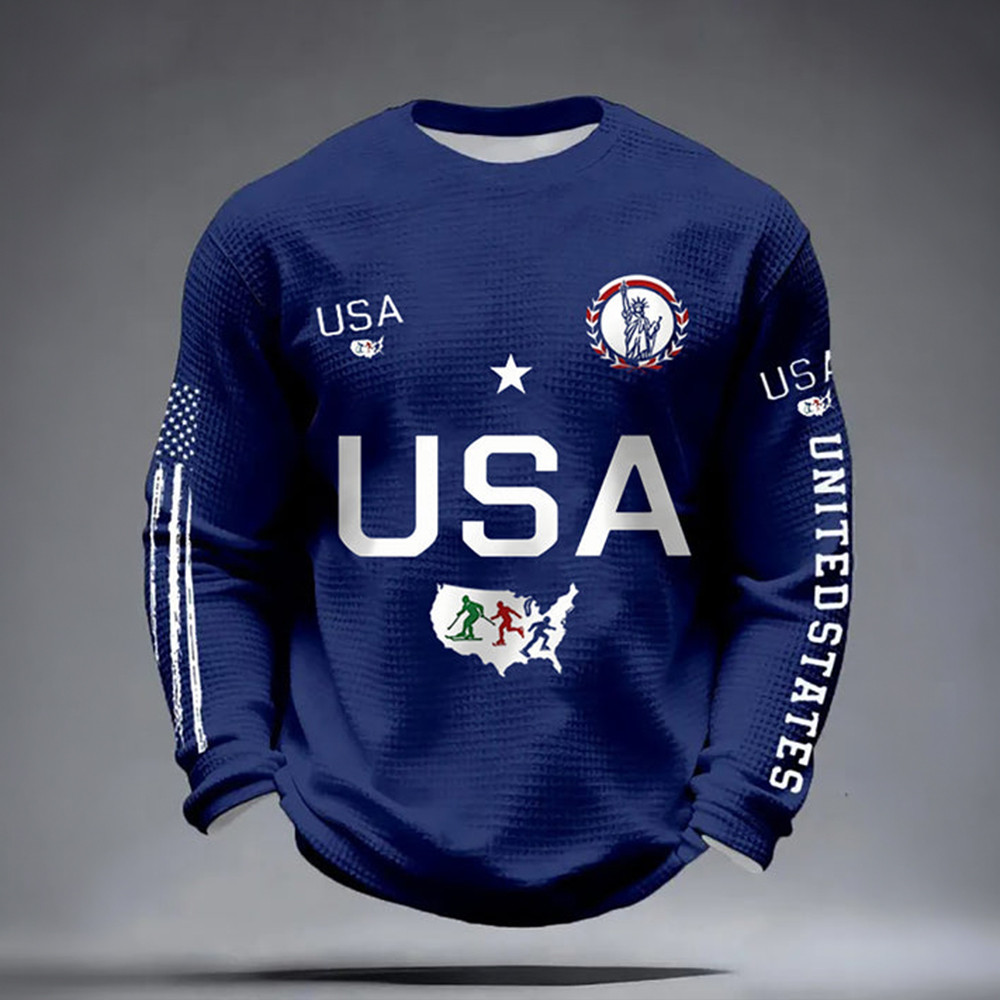 Team USA Ski 2026 Long Sleeve Shirt United States Milano Cortina 2026 Merch Ski Fan Gift For Him