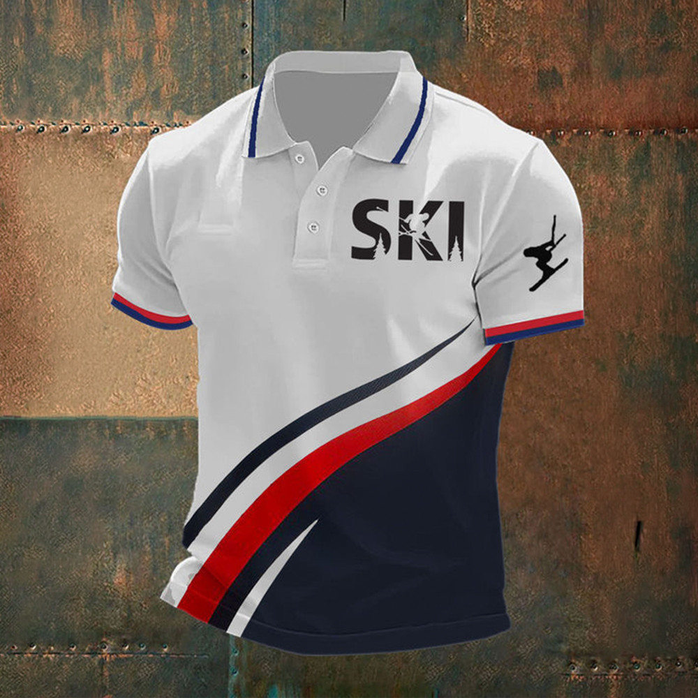 Team USA Ski 2026 Polo Shirt United States Milano Cortina 2026 Clothes Ski Gift For Him