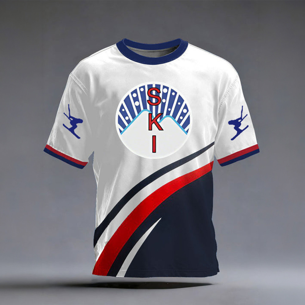 Team USA Ski T-Shirt United States Milano Cortina 2026 Clothes WInter Olympic Gear