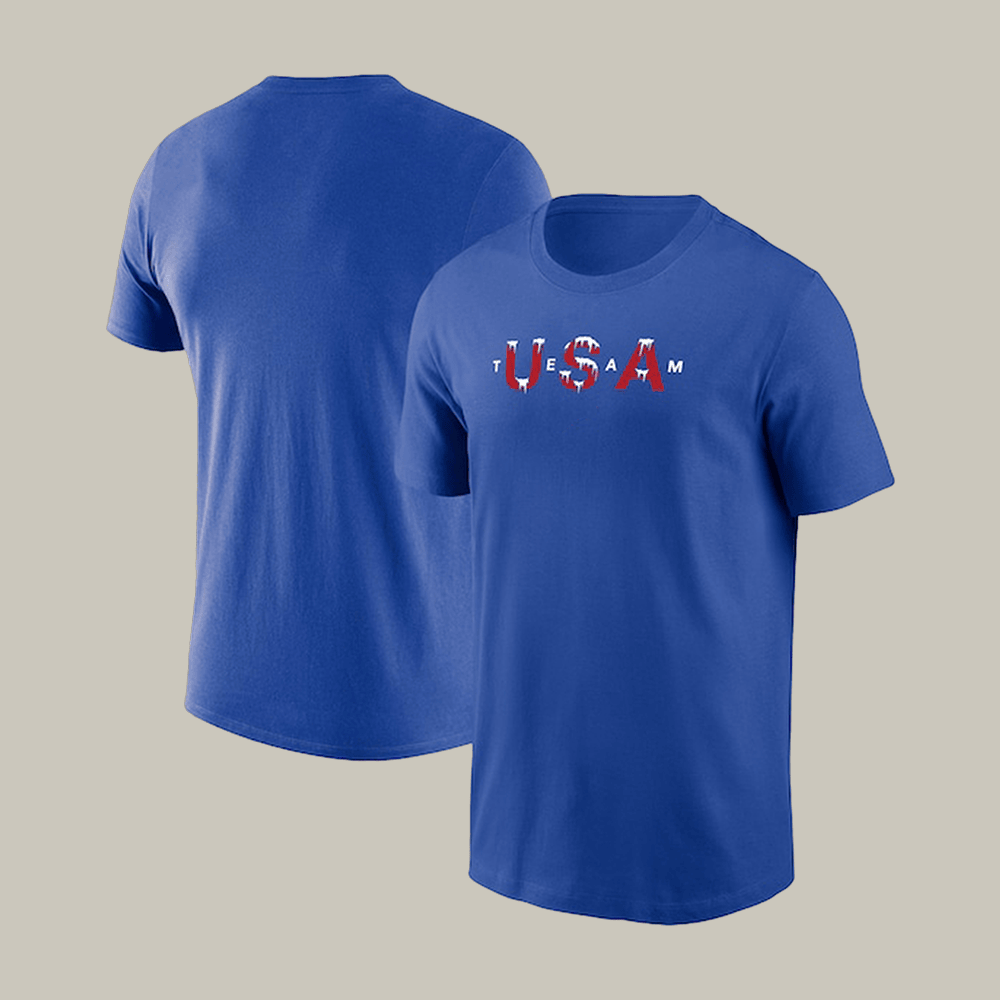 Team USA Snow T-Shirt Milano Cortina 2026 Olympic Clothes Gift For Boyfriend