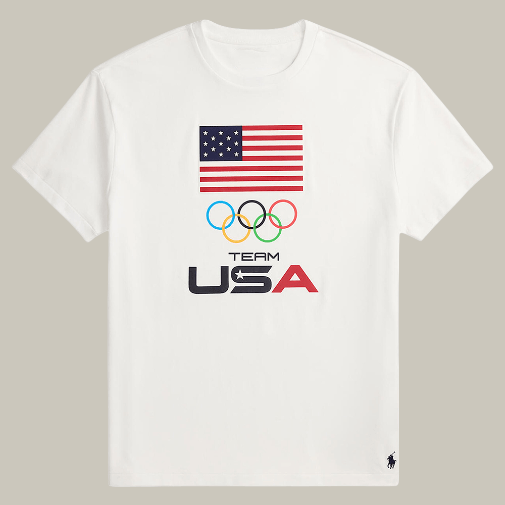 Team USA Winter Olympic T-Shirt American Flag Logo Winter Olympics Merch 2026