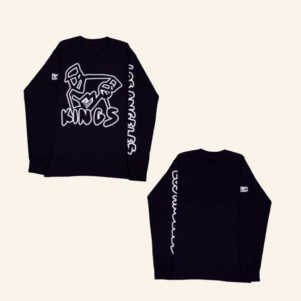 Teamla Merch Kings X Kweindesign Long Sleeve T-Shirt Christmas Presents For Boyfriend Teamla Merch Kings X Kweindesign Long Sleeve T-Shirt Christmas Presents For Boyfriend