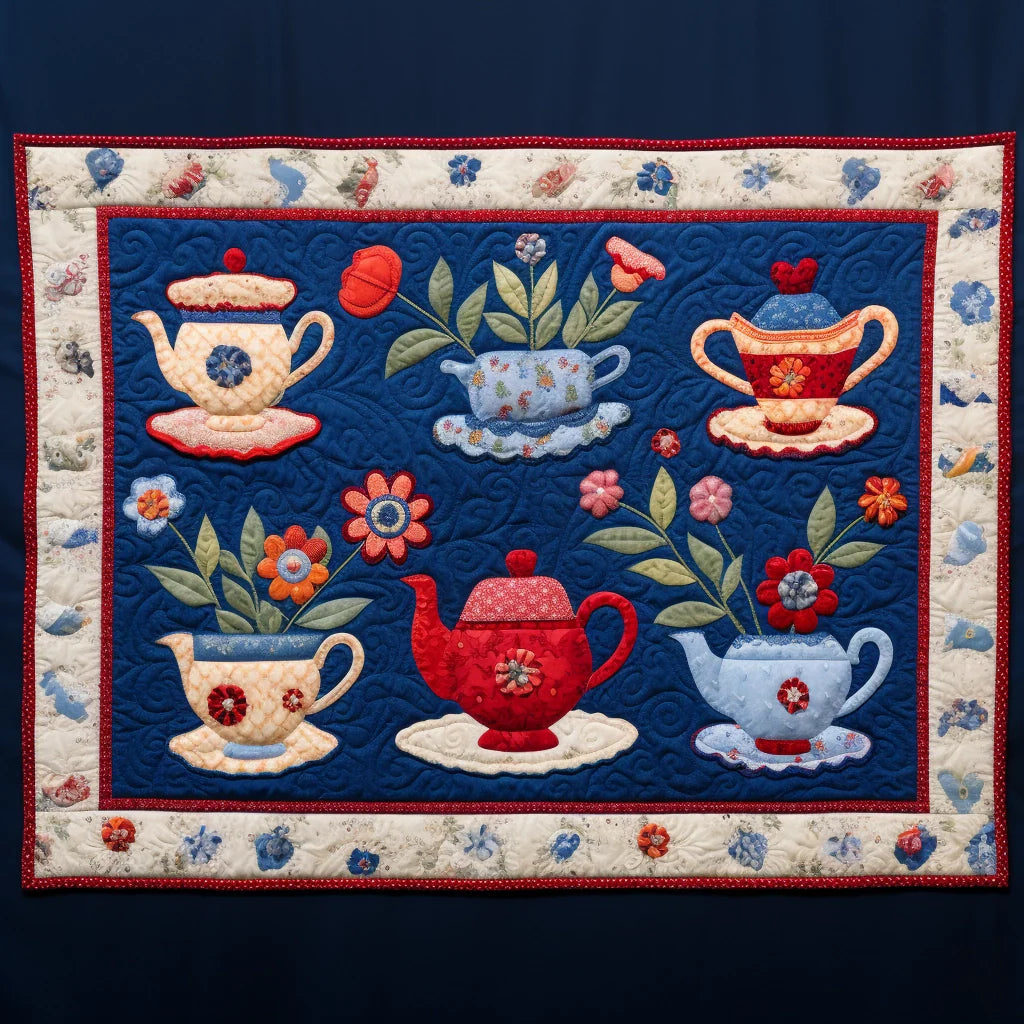 Teapot Quilted Placemat Placemats For Round Table Great Gifts For Mom