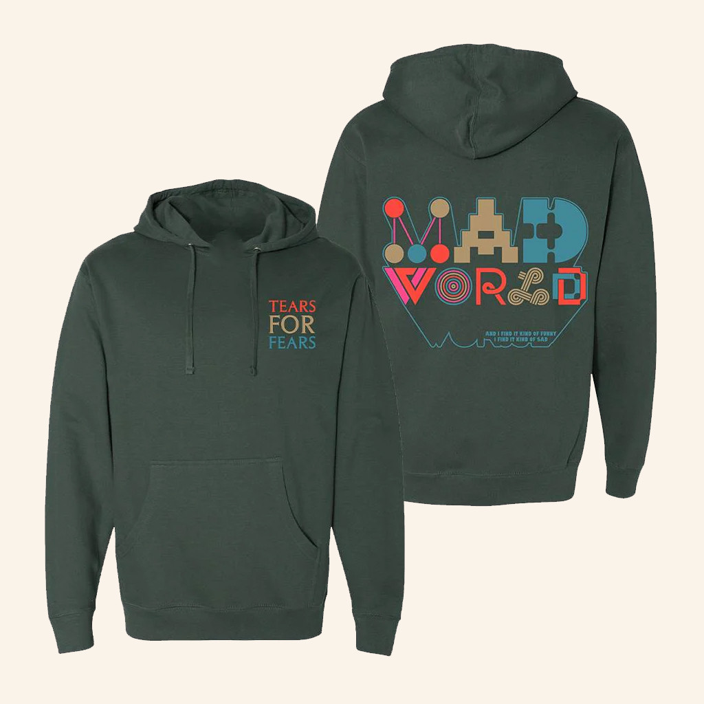 Tears For Fears Merch Mad World Hoodie Gifts Ideas For Pop Music Fans