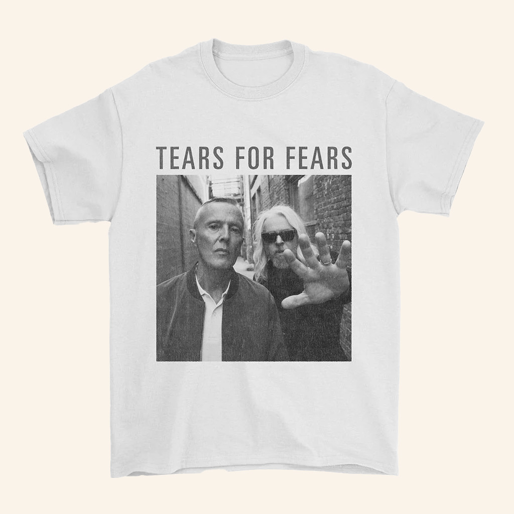 Tears For Fears Merch Tears For Fears Black And White Photo T-Shirt Gifts For Music Fans Tears For Fears Merch Tears For Fears Black And White Photo T-Shirt Gifts For Music Fans