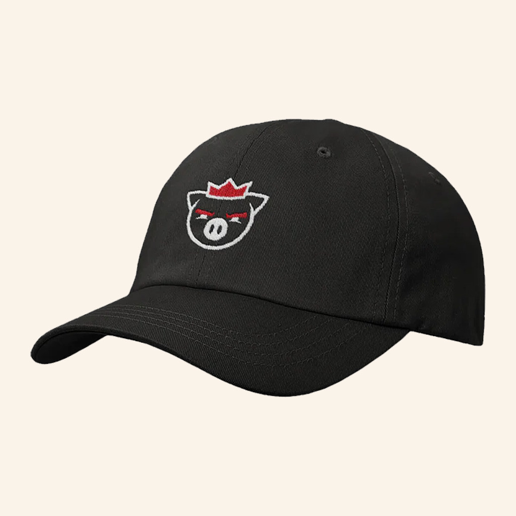 Technoblade Merch Agro Pig Embroidered Hat Christmas Gift Ideas For Him Technoblade Merch Agro Pig Embroidered Hat Christmas Gift Ideas For Him